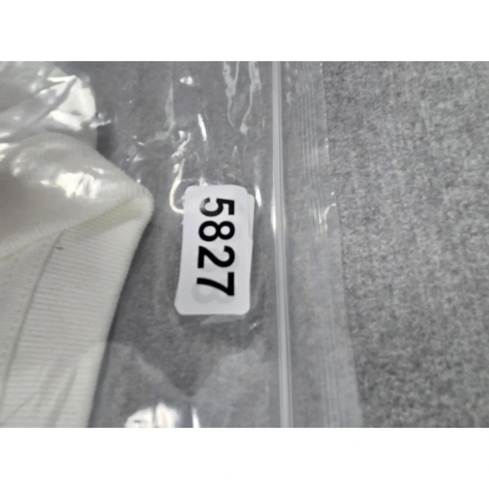 Ralph Lauren Newborn One Piece Sleeper Embroidered Ponies RL Logo White Crest